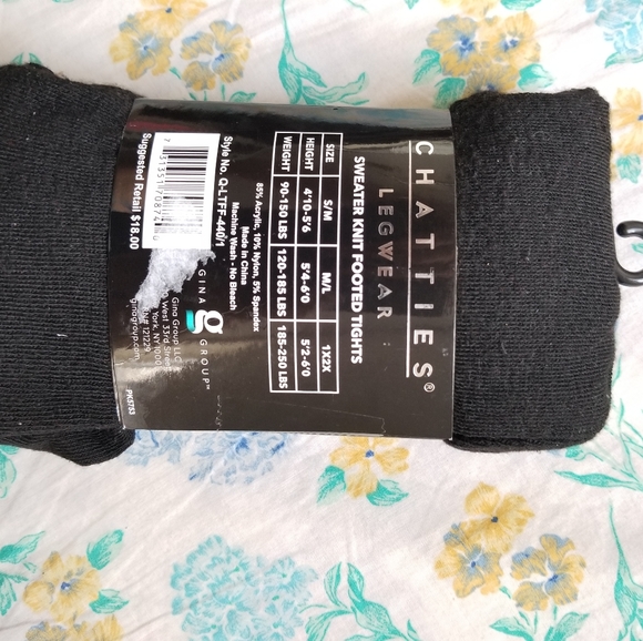 Knit Footed Tights Legwear - Picture 3 of 3